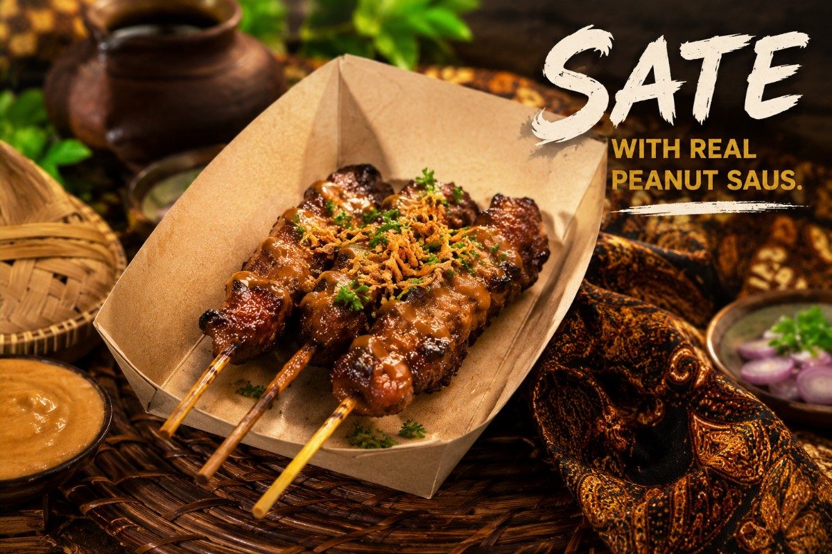 Sate + Peanut saus