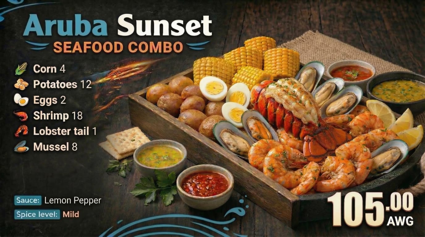 Aruba Sunset (Balanced mixed seafood)