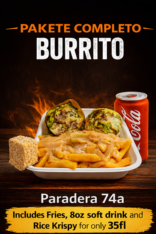 BURRITO PAKETE COMPLETO