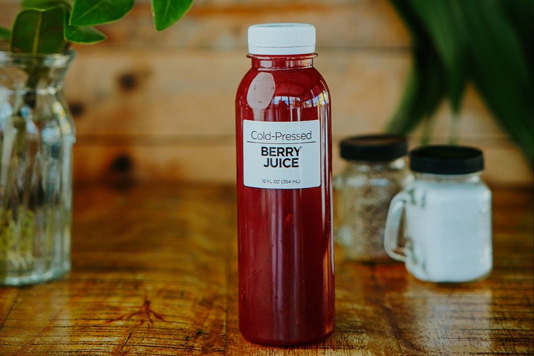 Berry juice cold