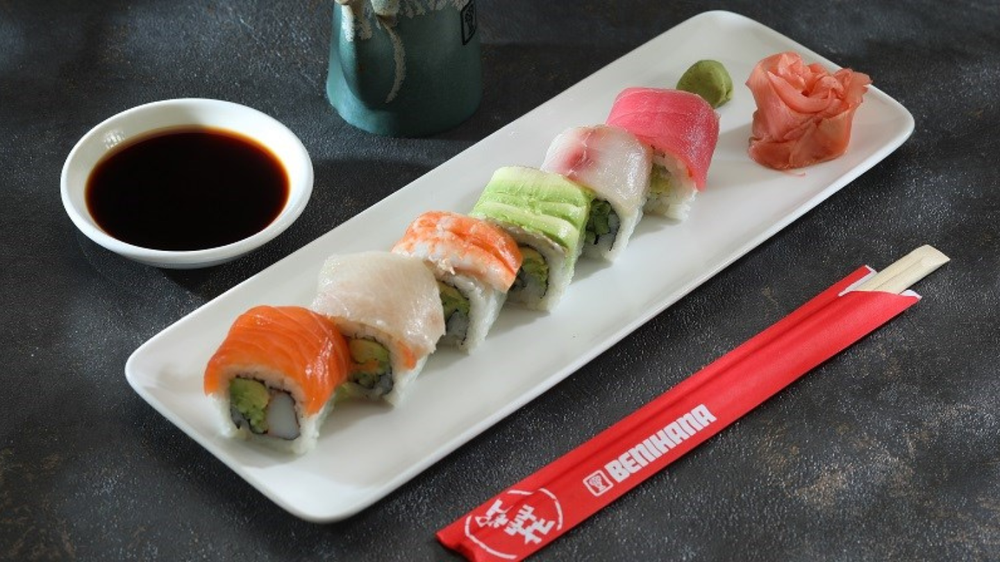 Rainbow Sushi Roll