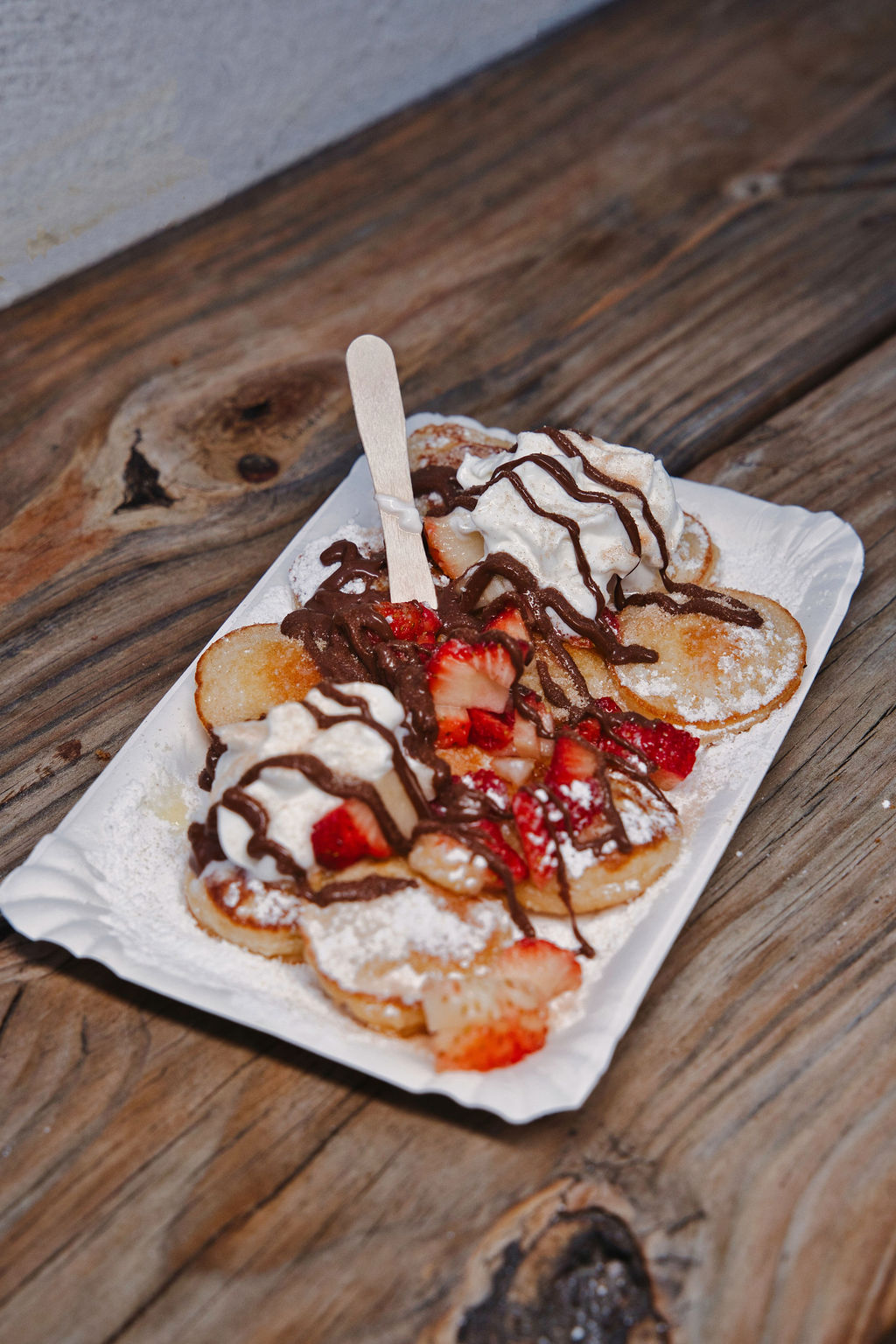 Strawberries Poffertjes (10x)