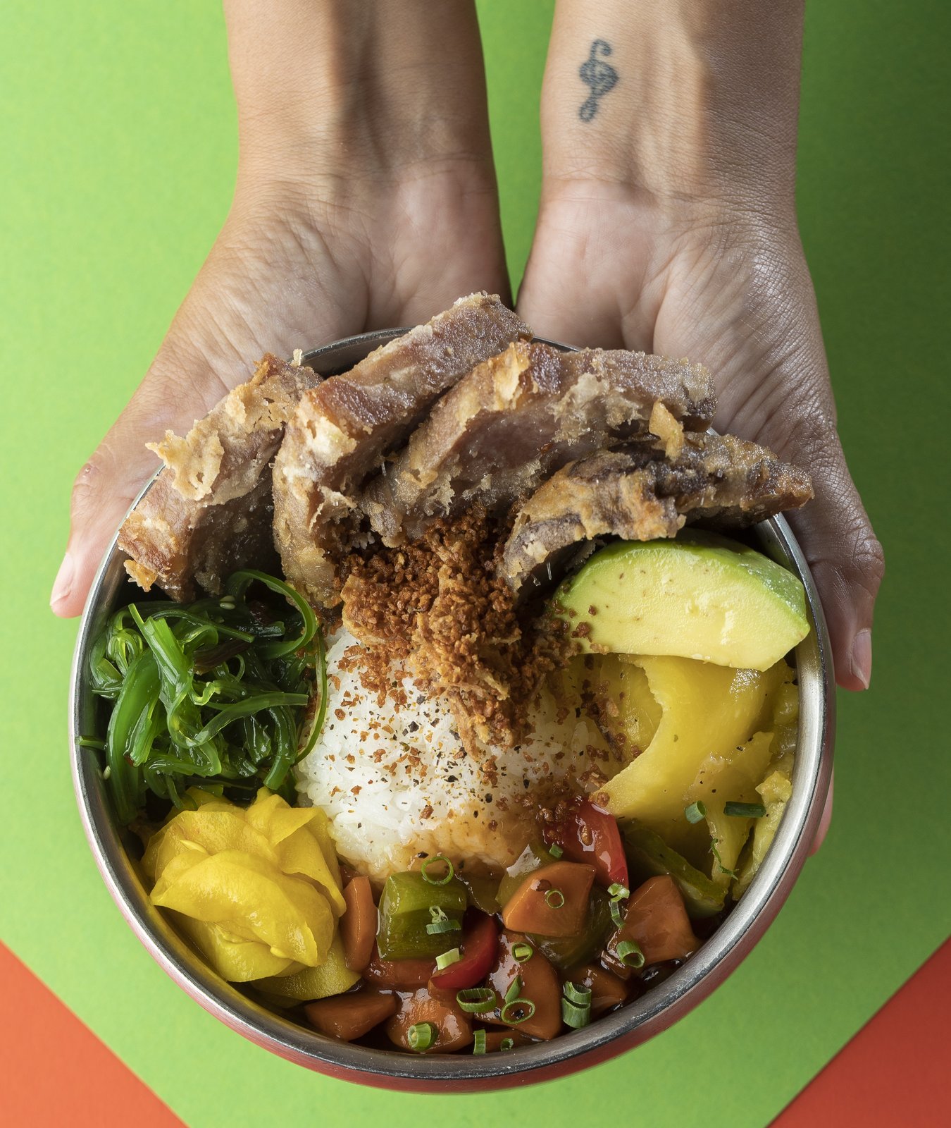 Salt and Pepper Pork Bowl
