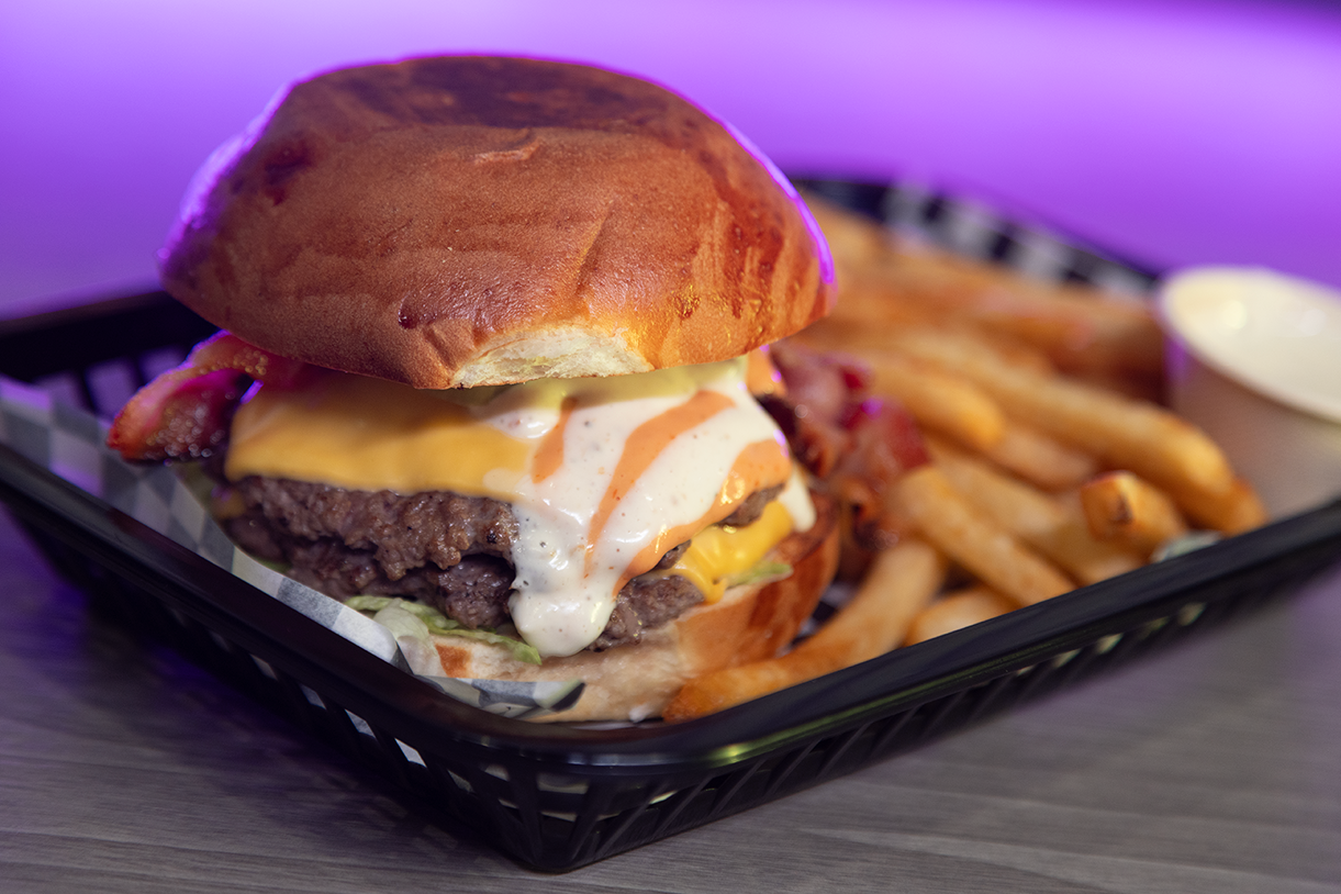 Double Smash Burger Basket