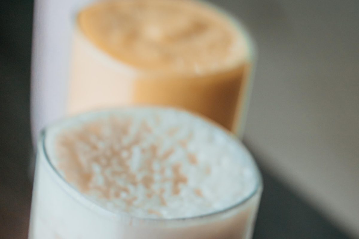Protein smoothie 1 or 2 fruits
