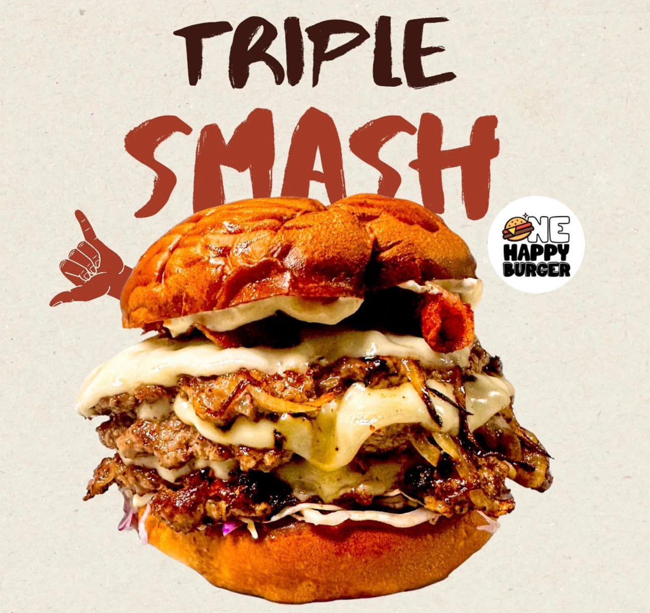 Triple Smash Burger