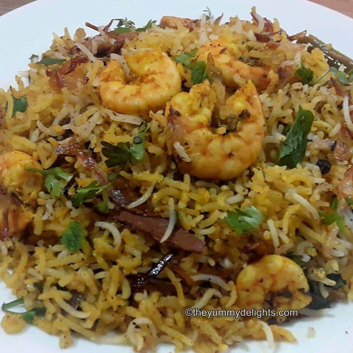 Prawn Briyani (GF)