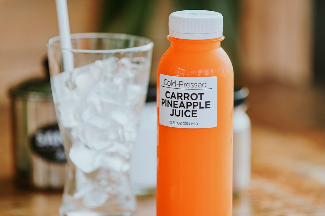 Carrots & Pineapple Juice Cold
