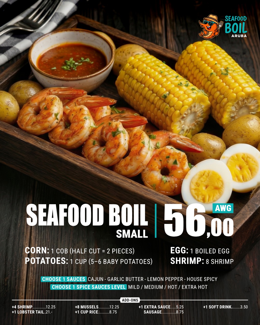 BUILD YOUR OWN SEAFOOD BOIL