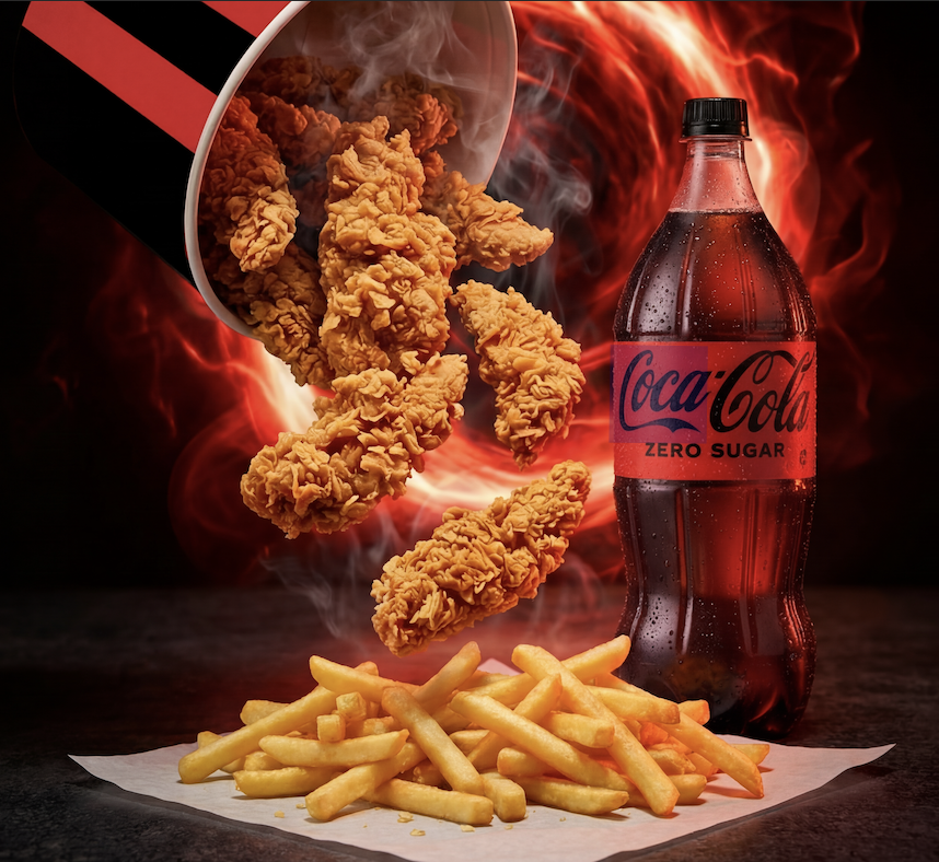 12 Piece Strips Bucket Combo