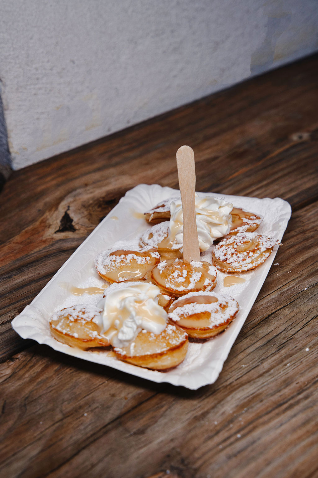 Creamy Crumble Poffertjes (10x)
