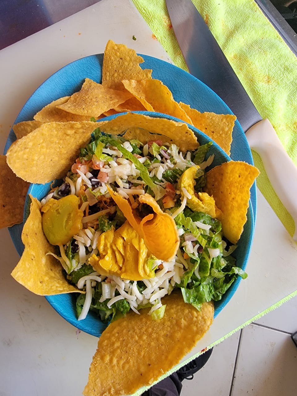 mix nacho salad