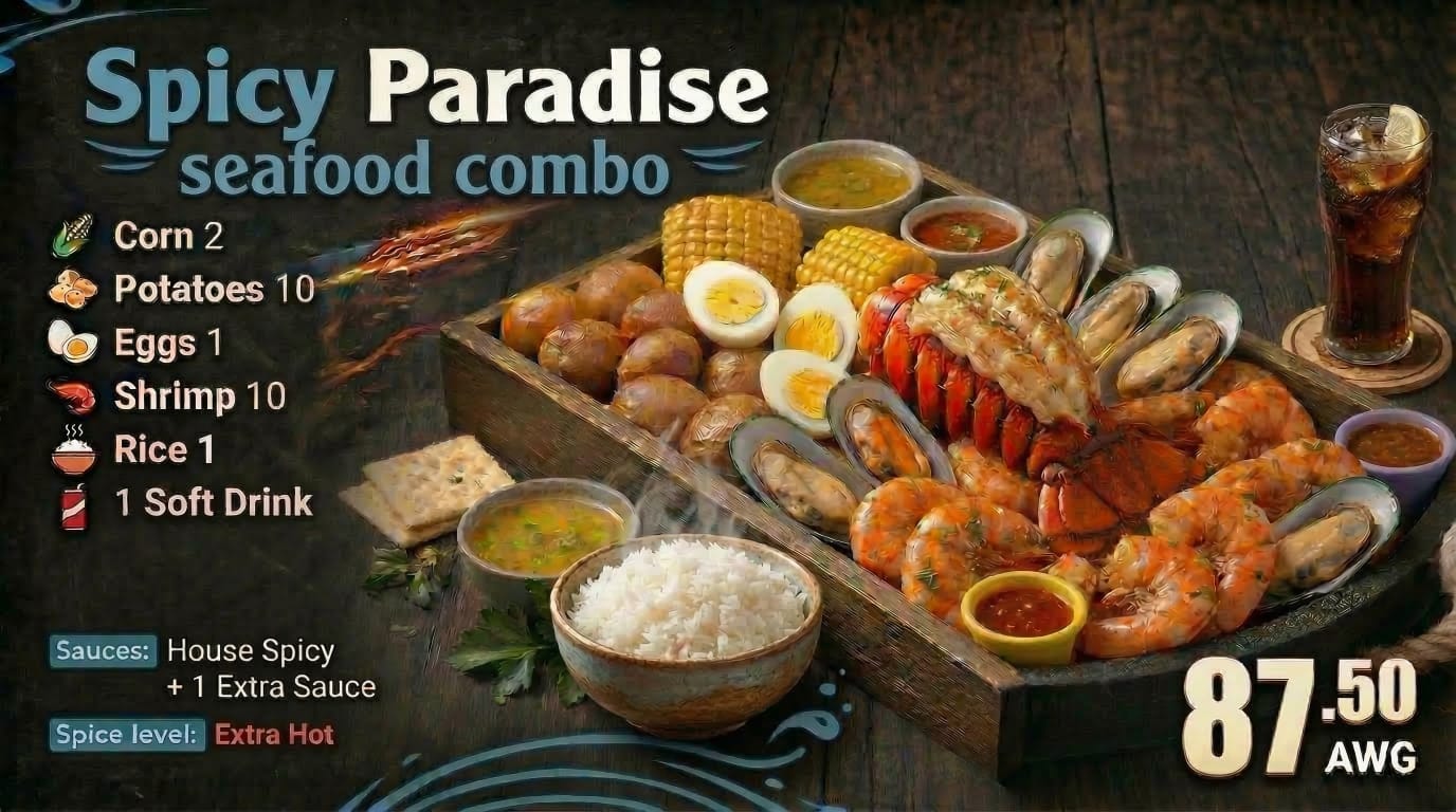 Spicy Paradise (A fiery ocean mix for heat lovers -extra spicy)